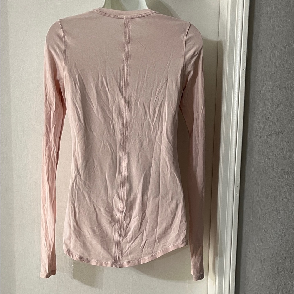 Women's Pink Long Sleeve Top
